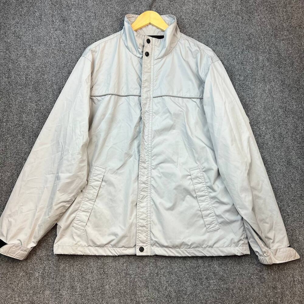Canada Sportswear Gray Lightweight Windbreaker Jacket Men’s Size M